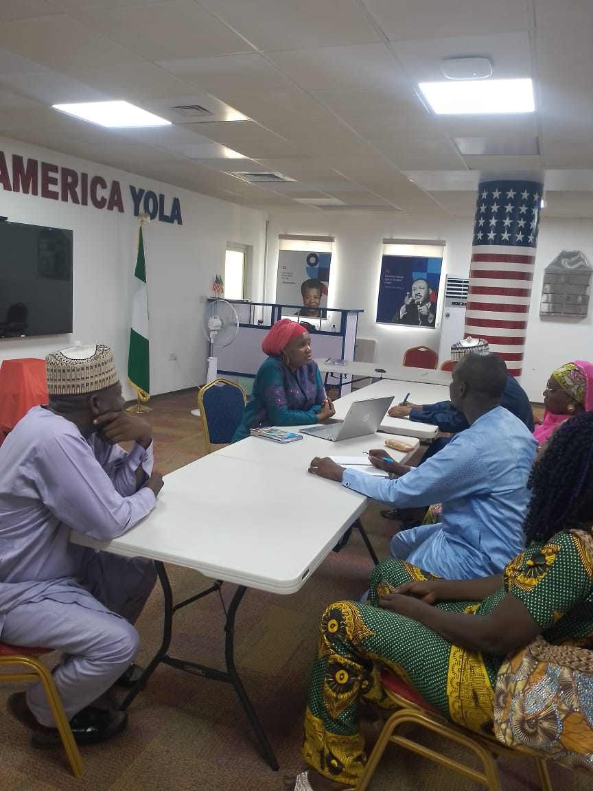 Courtesy Call to the Director of The American Space (Window on America Yola)-American University of Nigeria (AUN)